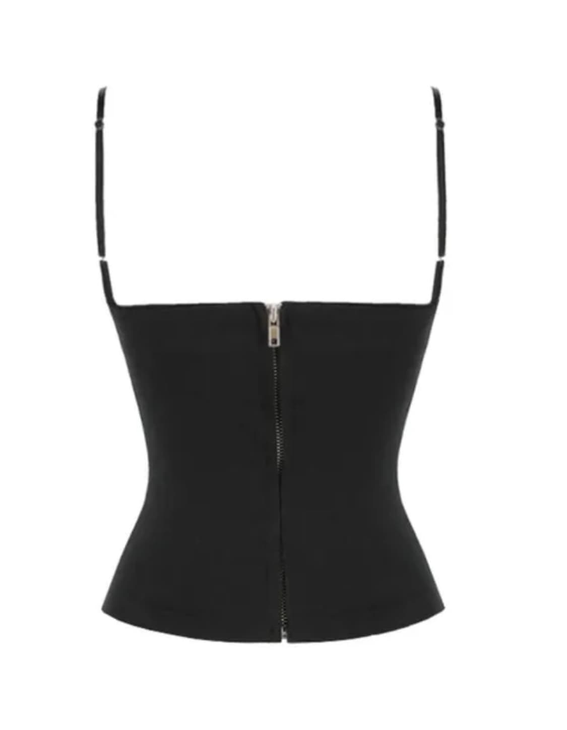 Baroque corset top/코르셋 리본 탱크탑 튜브탑 끈나시 상품이미지2