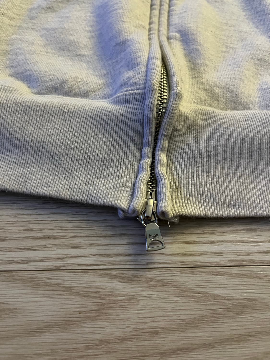 베이프 기본 그레이 후드집업 상품이미지5