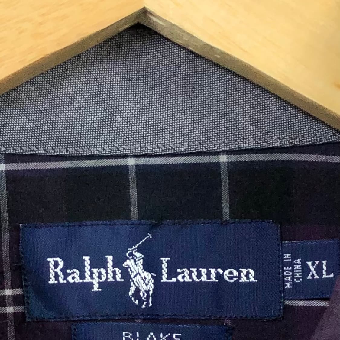 XL 폴로 체크 셔츠 상품이미지3