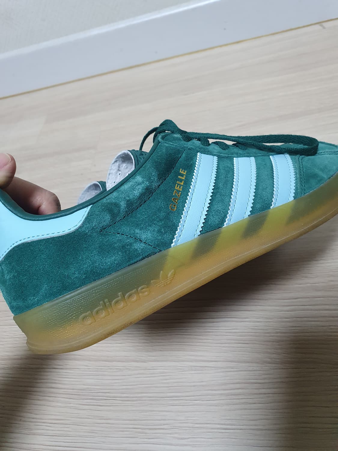 아디다스 가젤 그린 스웨이드 265 상품이미지7