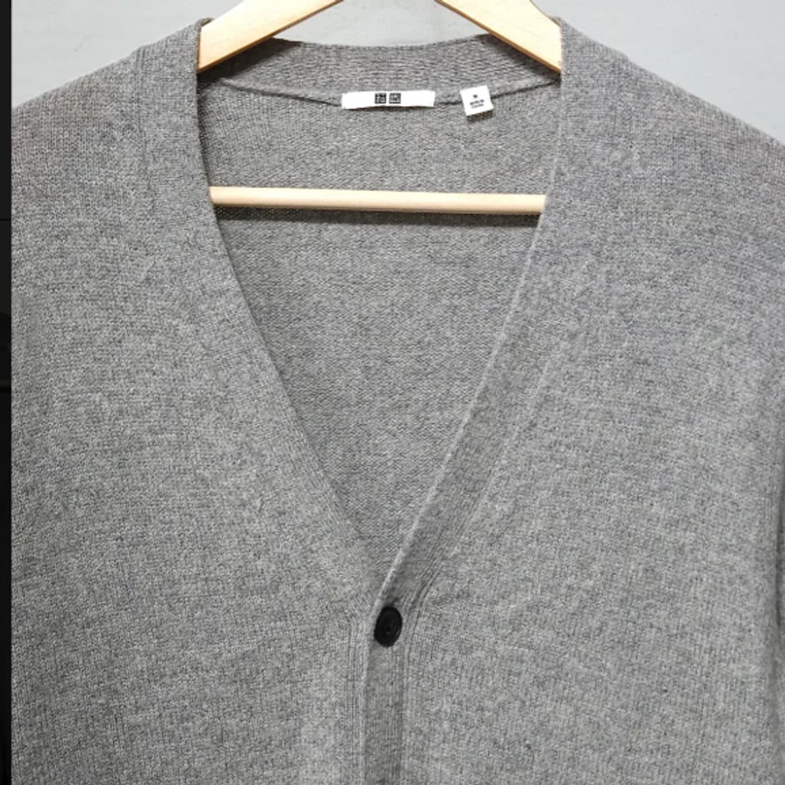 95)유니클로 울 가디건 그레이 상품이미지2