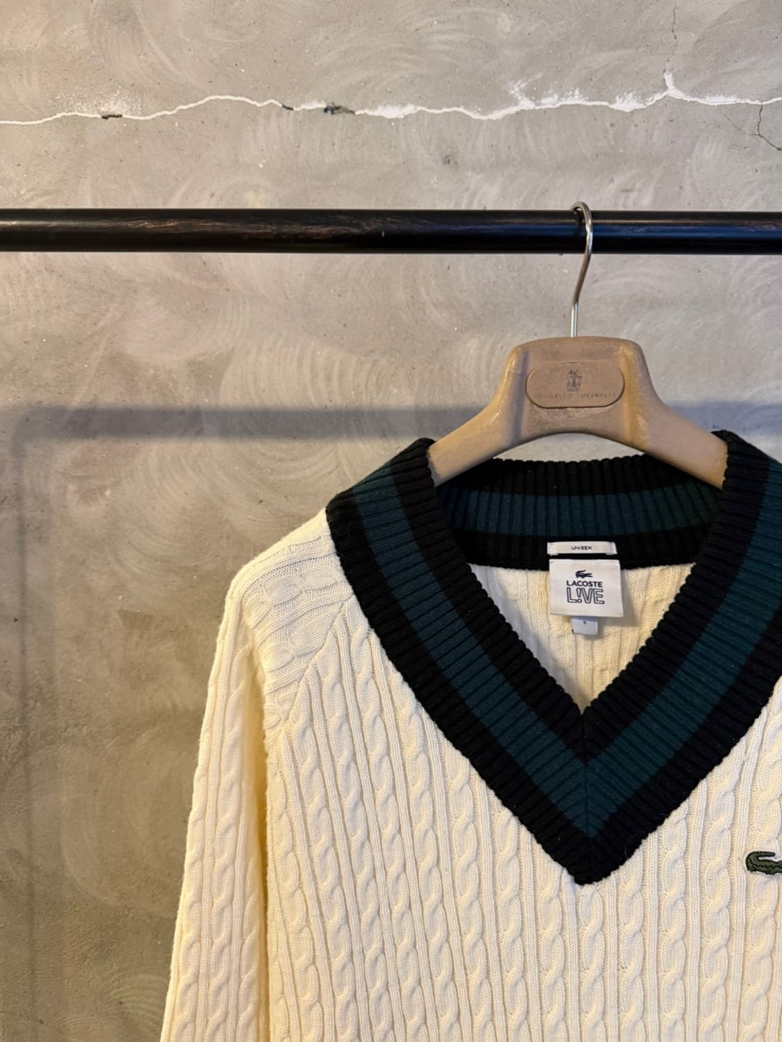 라코스테 셔틀랜드울 크리켓 니트 55~66 상품이미지2