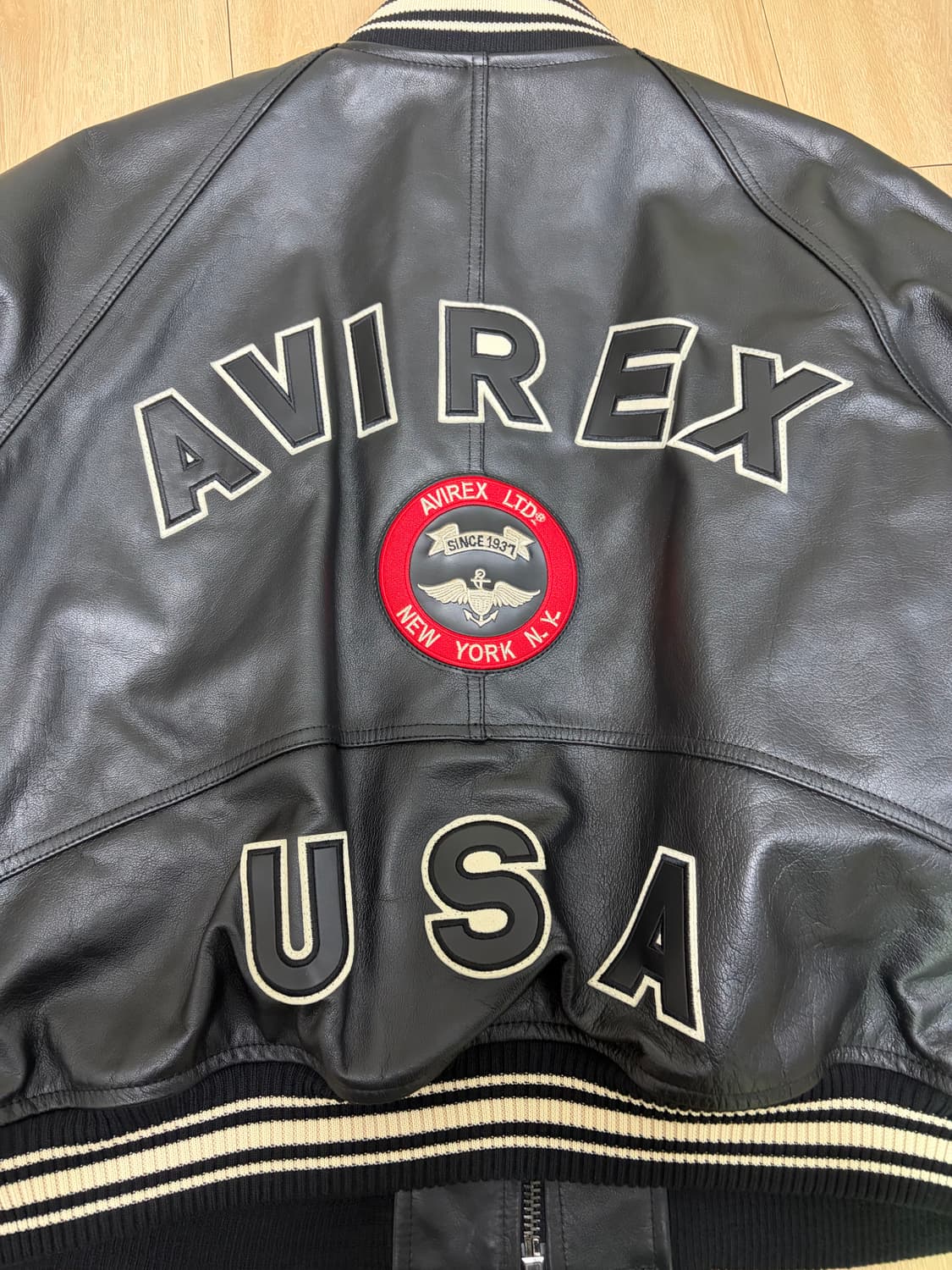 아비렉스 아이콘 레더 가죽자켓(105-110) 상품이미지1