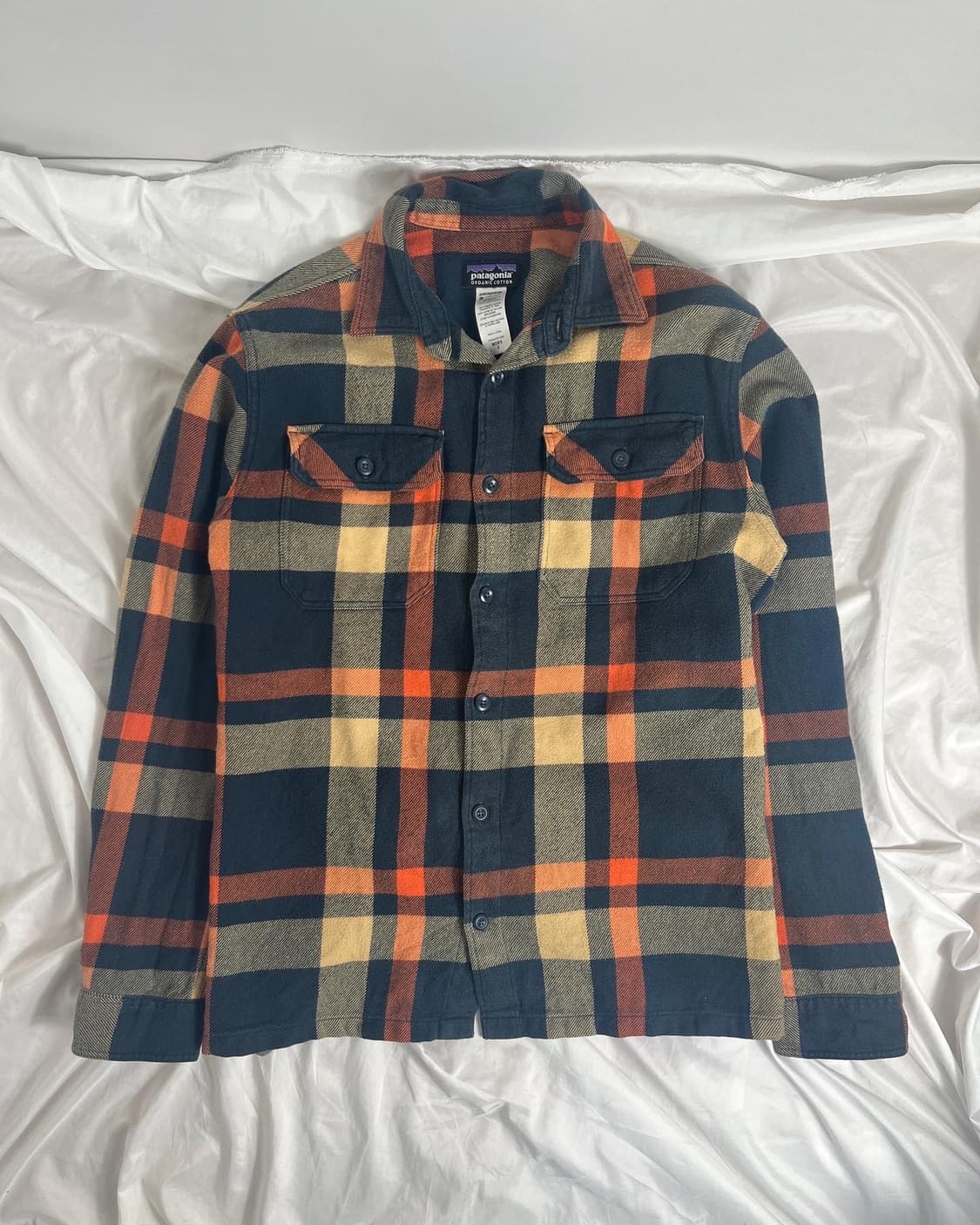 파타고니아 오가닉 코튼 플란넬 체크 셔츠 상품이미지1