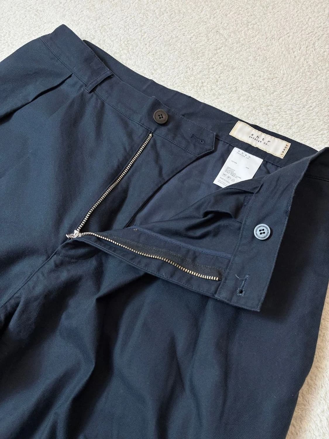 셔터 SHIRTER 21ss 투턱 와이드 치노 팬츠 PN6974 상품이미지3