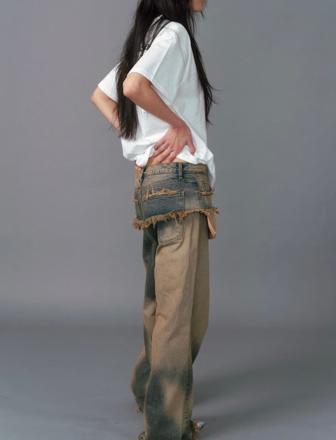 S/E/O(에스이오) 23SS 포켓 레이어드 데님  상품이미지9