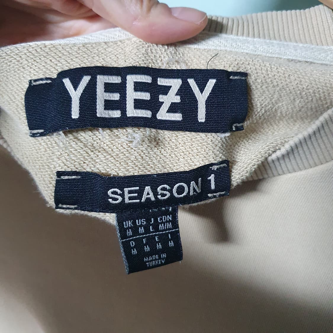 Yeezy 이지 시즌1 맨투맨 M 상품이미지3
