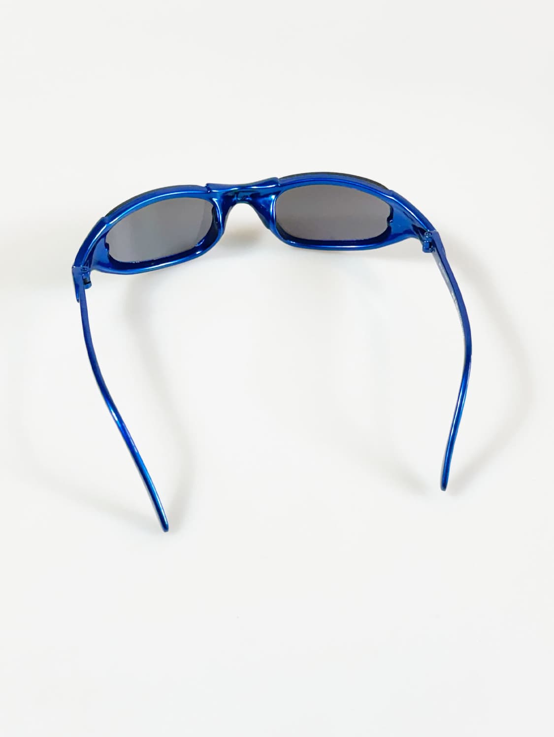 90s LEON 랩어라운드 블루 프레임 빈티지 선글라스 상품이미지5