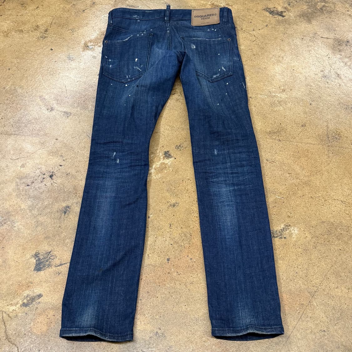 [정품/44] DSQUARED2 스플래터 데님 청바지 b15 상품이미지3