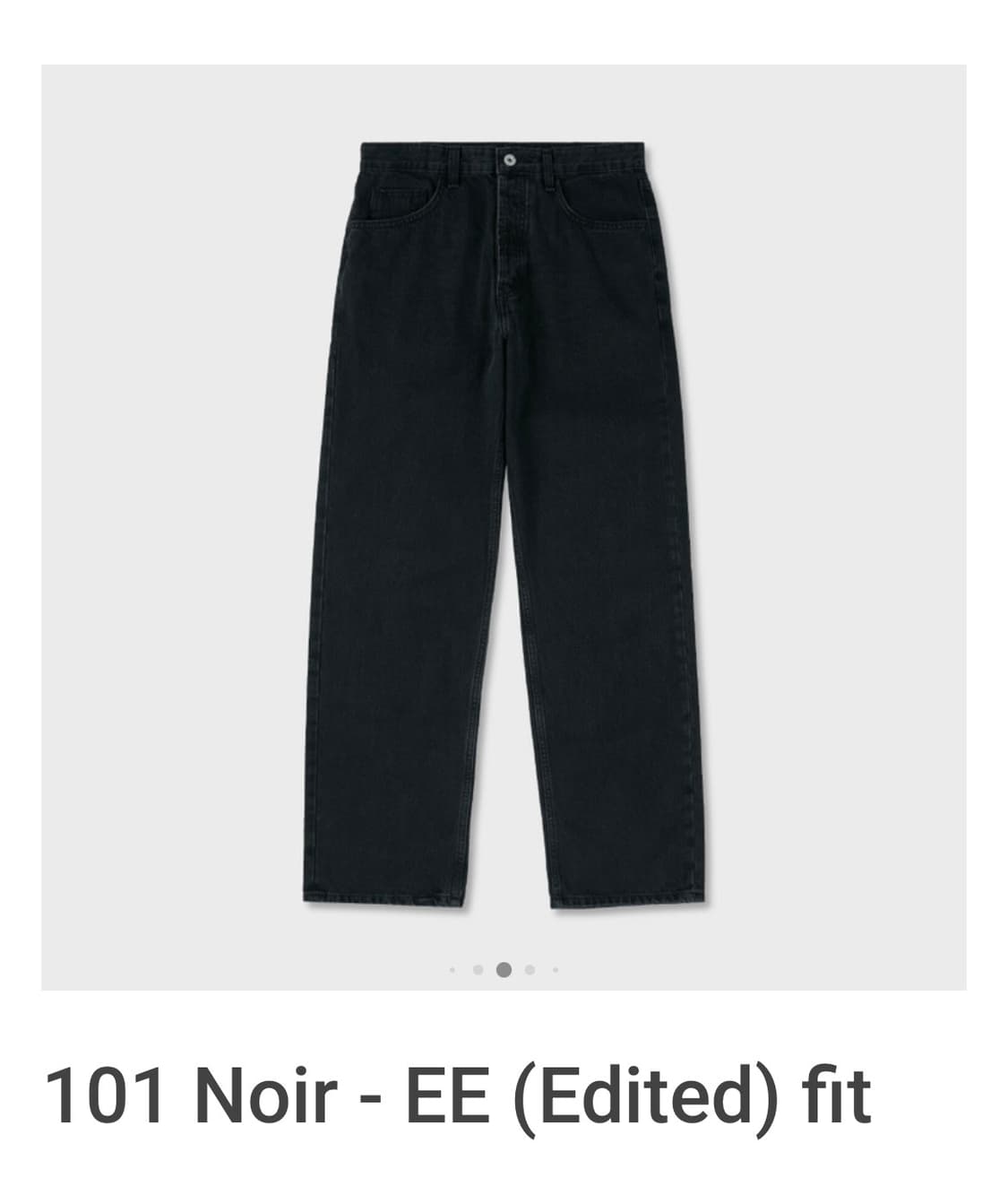 Mer 머듈 데님 블랙 EE edited fit 32 상품이미지1