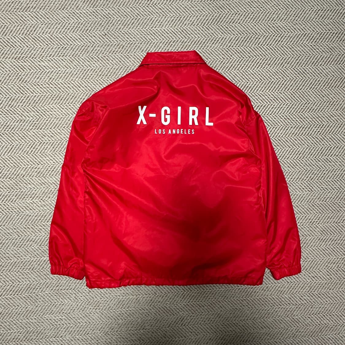 X-GIRL coach jacket red 상품이미지2