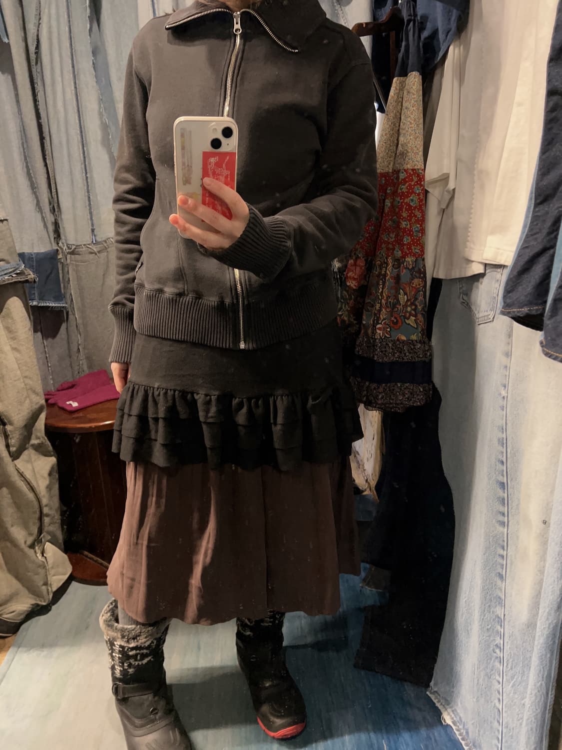 44-66 ) COMME CA WALK High-Neck Zip JK 상품이미지8