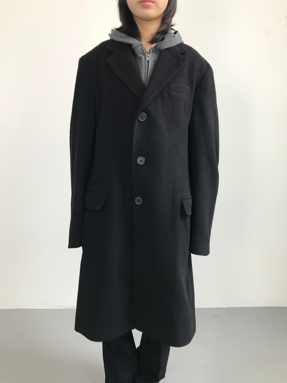Polo Ralph Lauren Black Wool Coat 상품이미지2