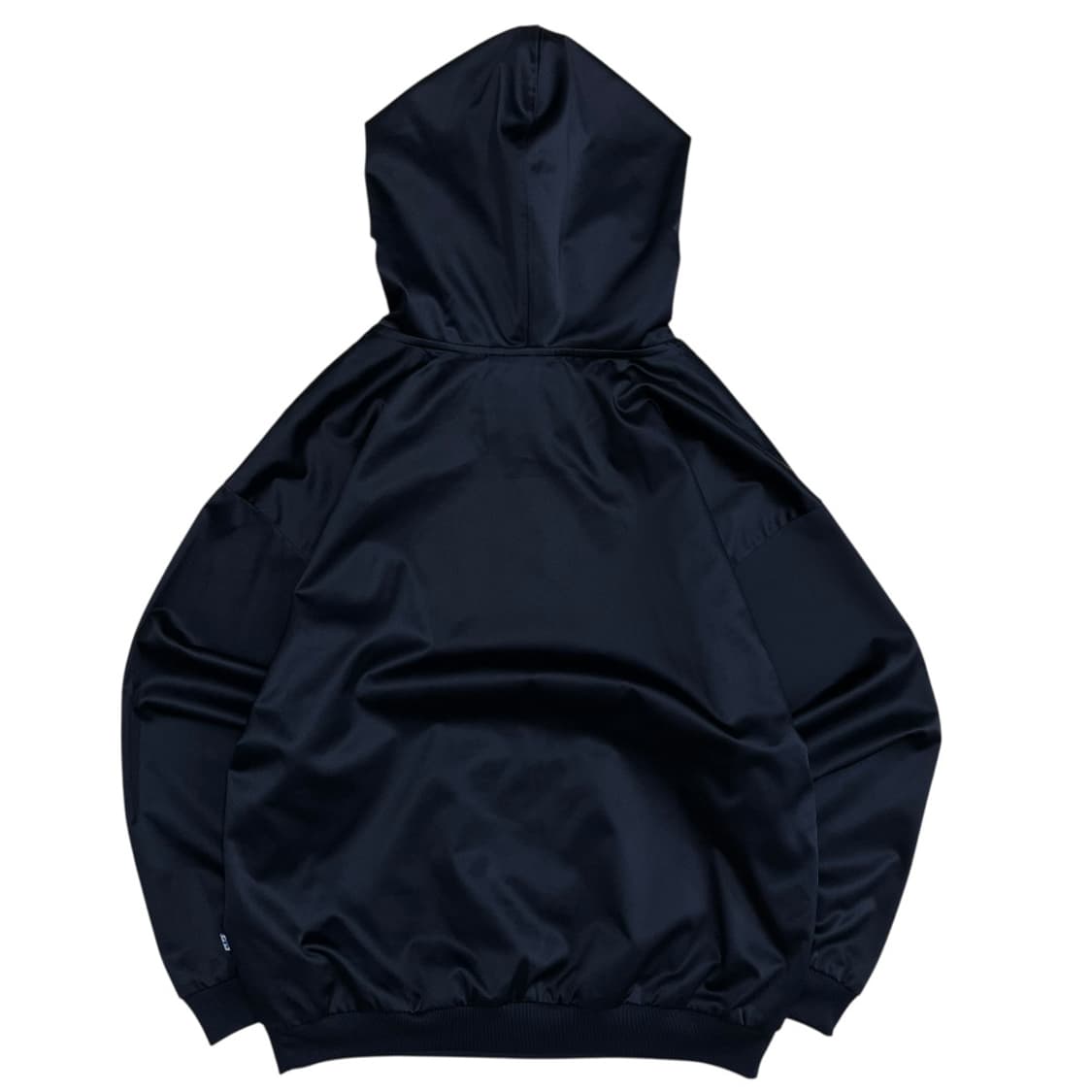 아디다스 새틴 빅로고 네이비 후드 S 상품이미지3