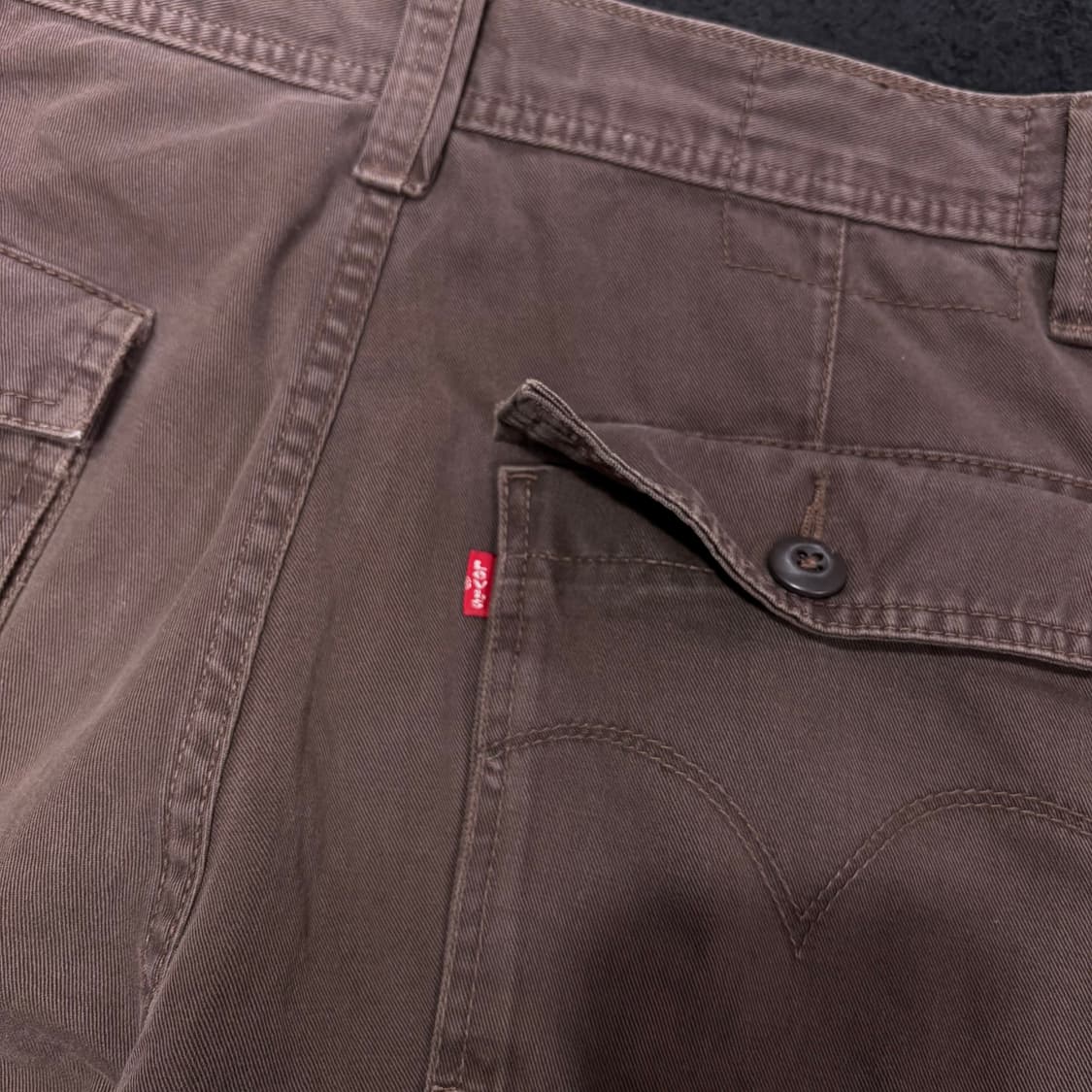 30 리바이스 브라운 루즈스트레이트 카고팬츠 상품이미지3