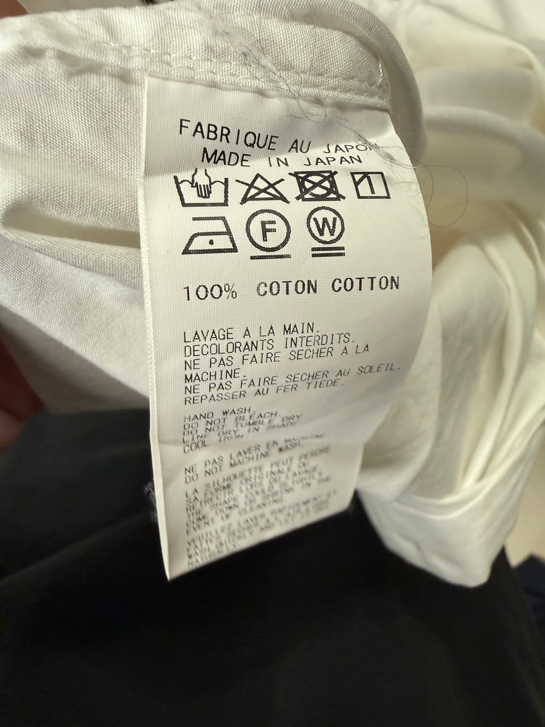 Yohji yamamoto pour homme scarves shirt 상품이미지4