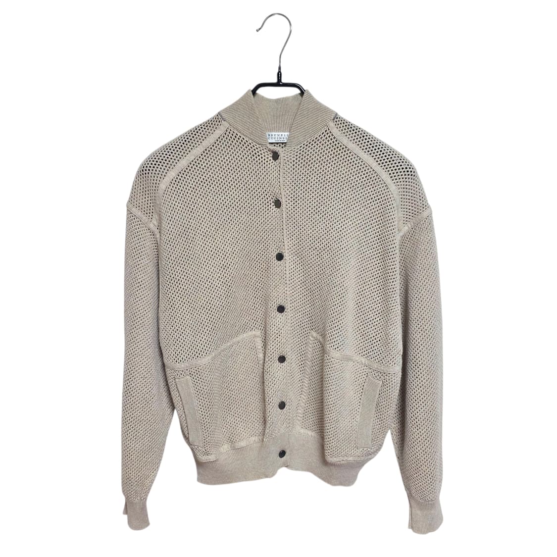 브루넬로 쿠치넬리 여성 메쉬 블루종 가디건 상품이미지1