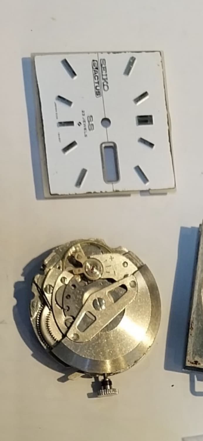 빈티지 세이코 5 액투스 6106 사각 손목시계 상품이미지6