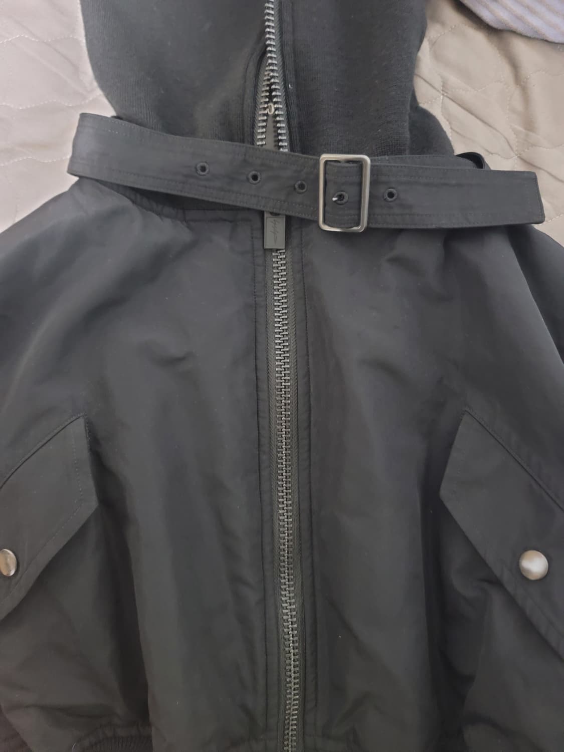 요지 야마모토 펨므 FW21 크롭 본디지 봄버 상품이미지5