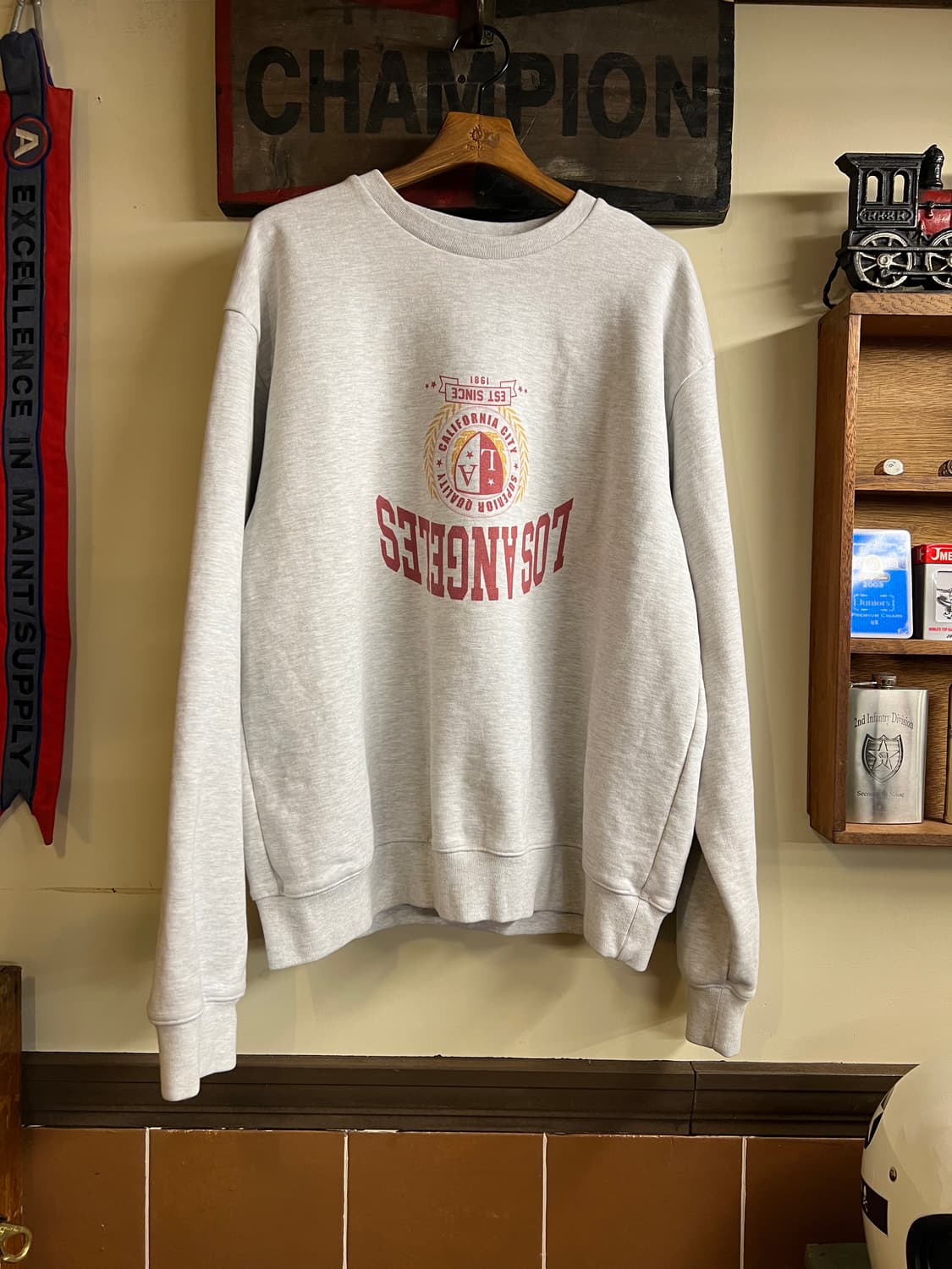 From Arles Sweat Shirt Grey 상품이미지4