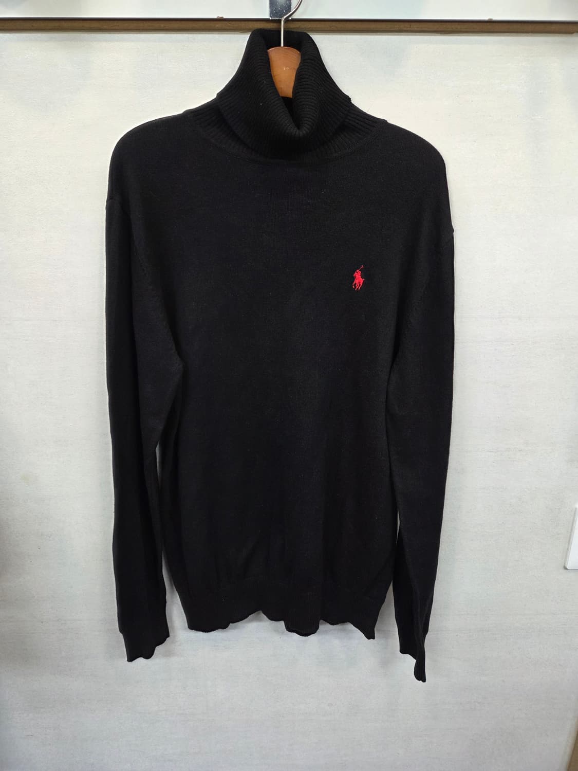폴로랄프로렌 목폴라 니트 블랙 xl 상품이미지1