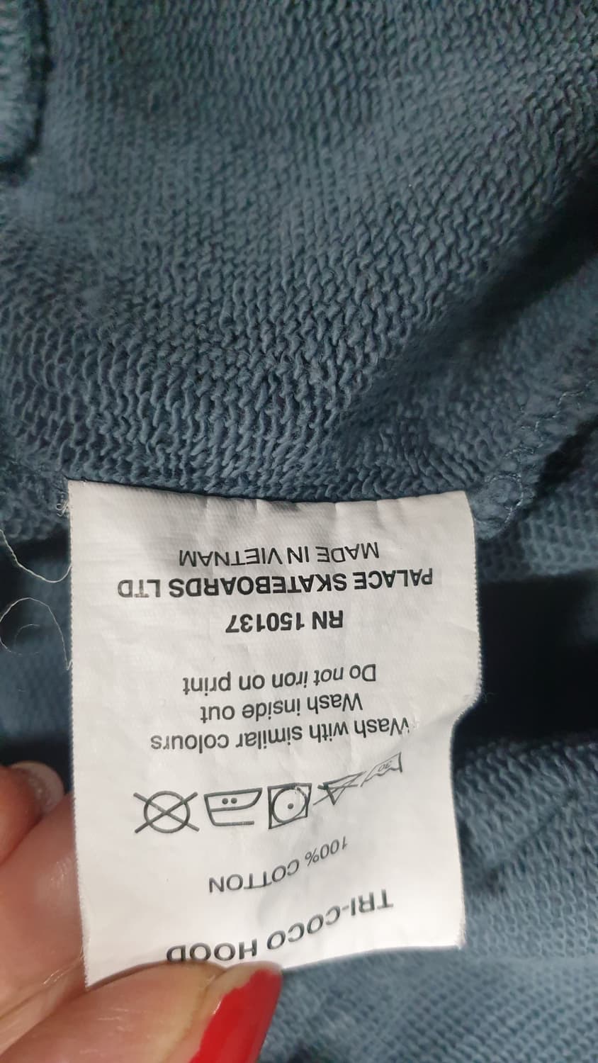 팔라스 Palace 후드티 L 블루 상품이미지8