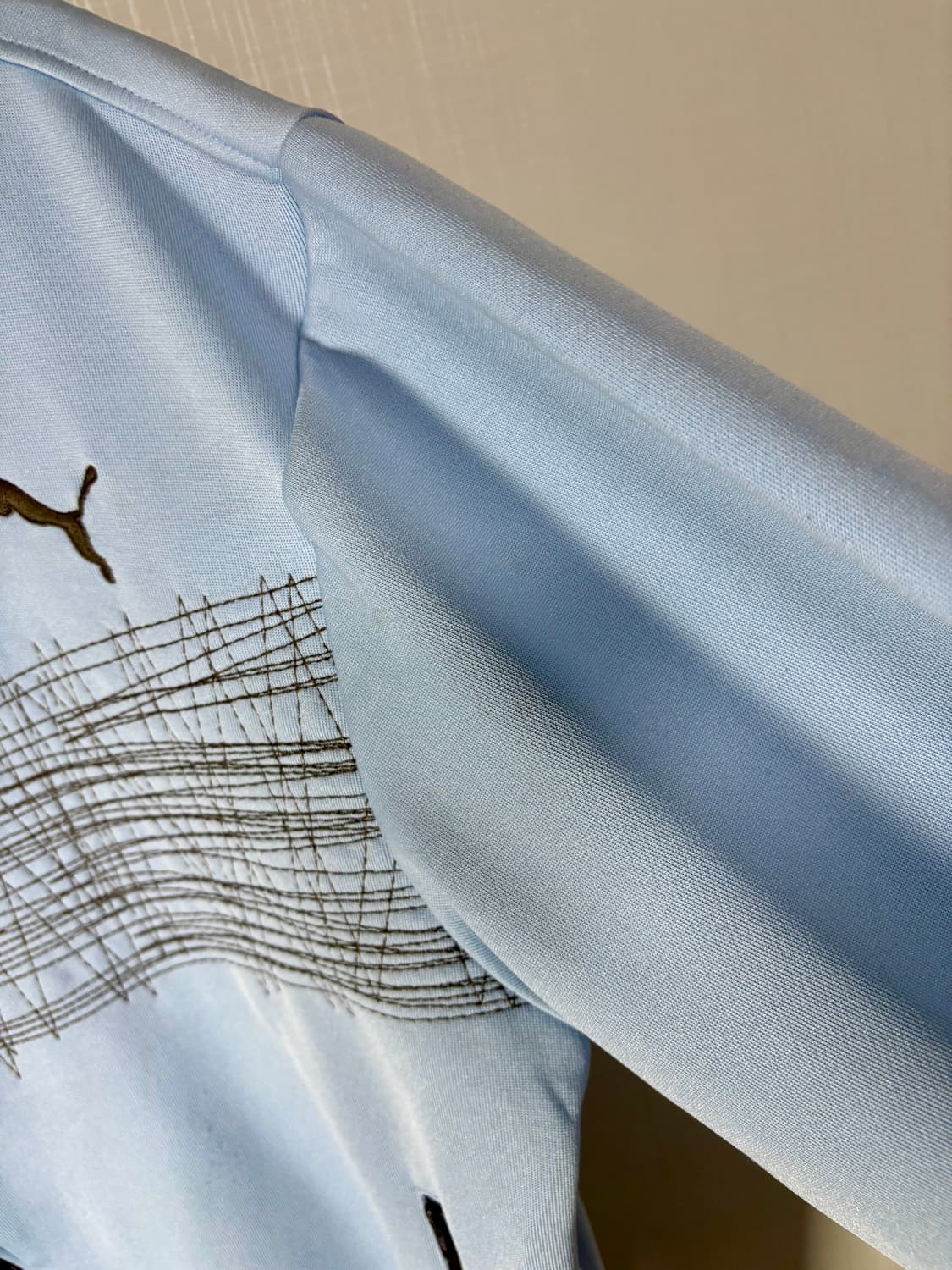 90s PUMA 올드 푸마 스카이블루 트랙탑 져지 자켓 하늘색 빈티지 상품이미지6