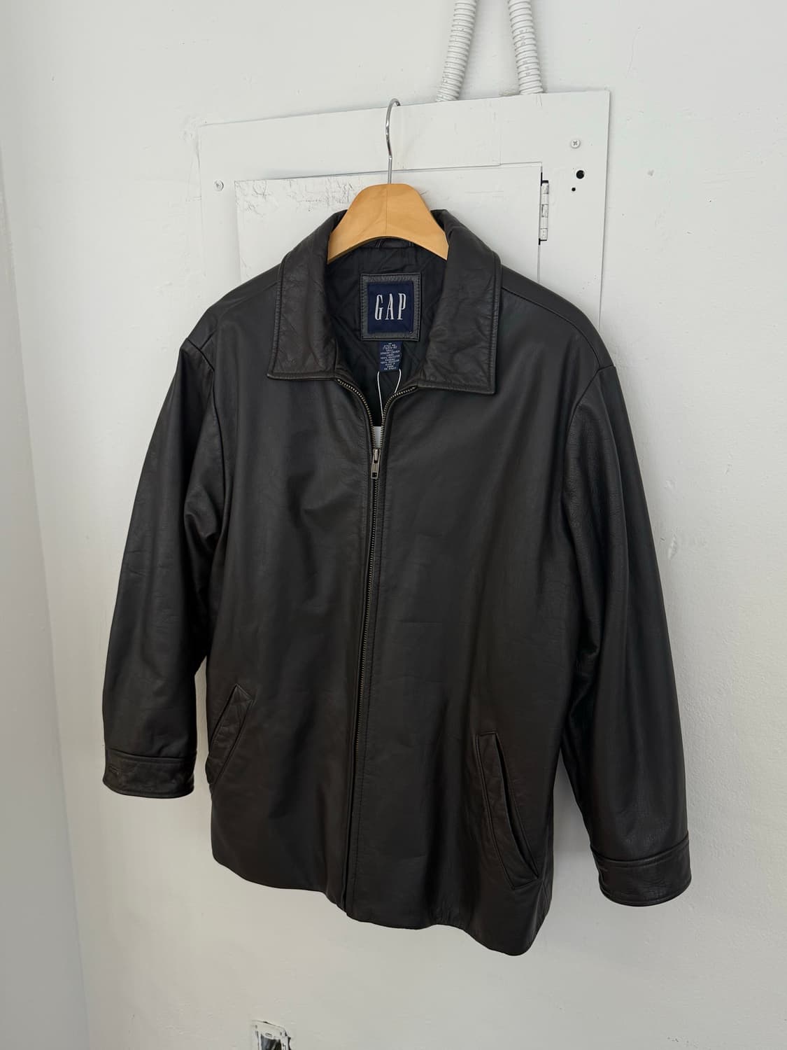 올드갭 레더 자켓 상품이미지1