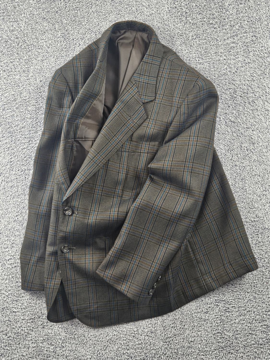 SOLED'ORO 체크 블레이저 자켓 ( M 추정 ) / 11249 상품이미지3