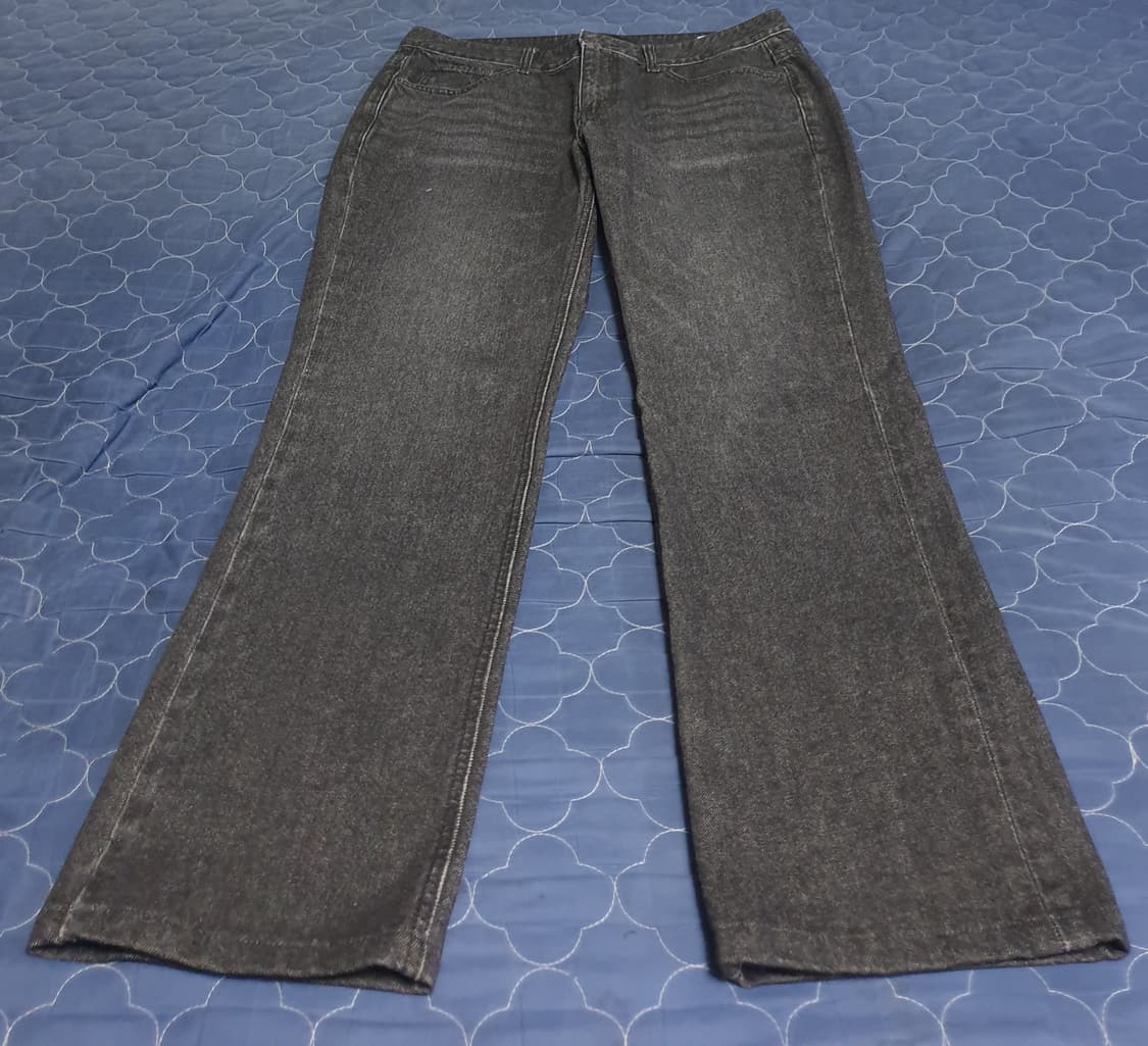 페이탈리즘 스트레이트 워싱 데님진 흑청 (34) 상품이미지2