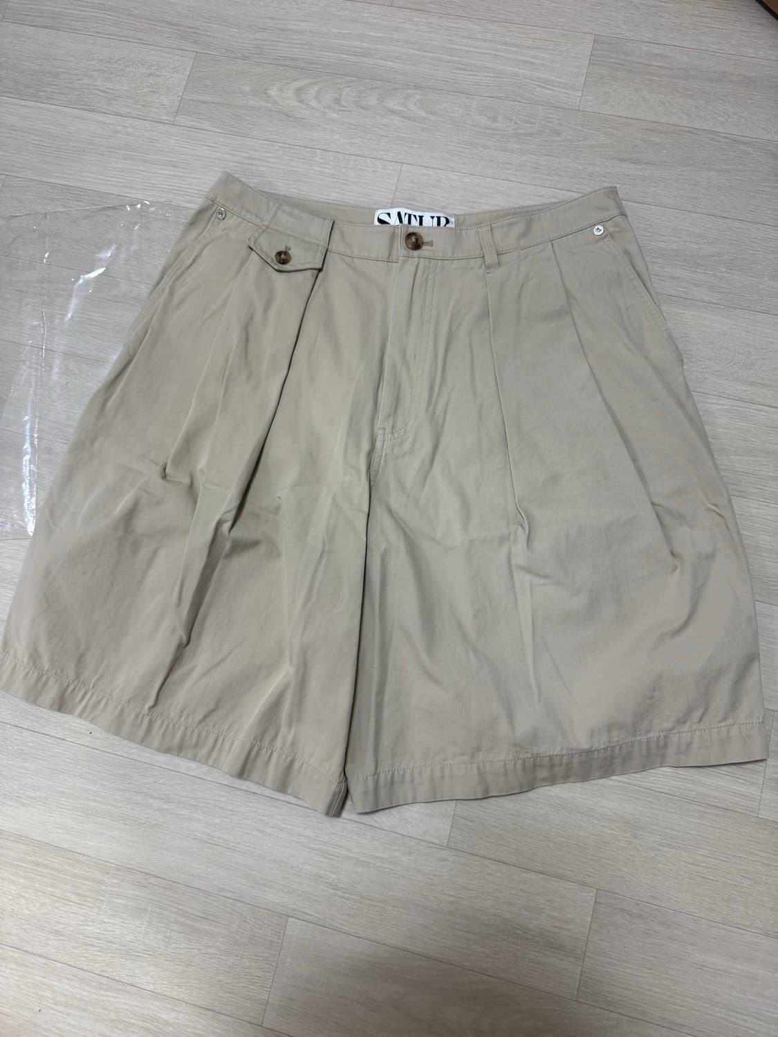 [L] 세터 플리츠 반바지 쇼츠 숏팬츠 상품이미지1