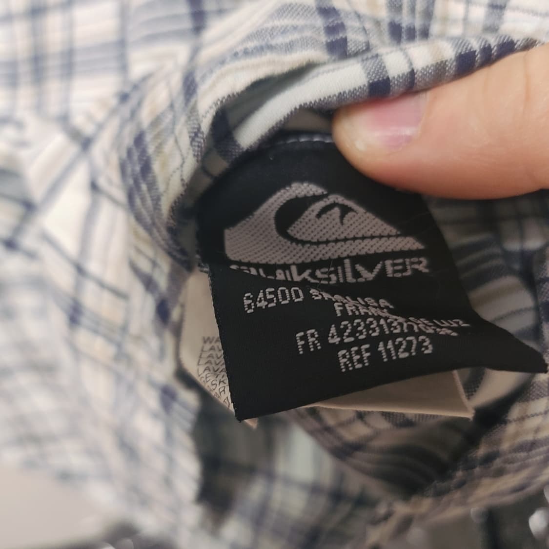 [L] 퀵실버 체크셔츠 상품이미지4