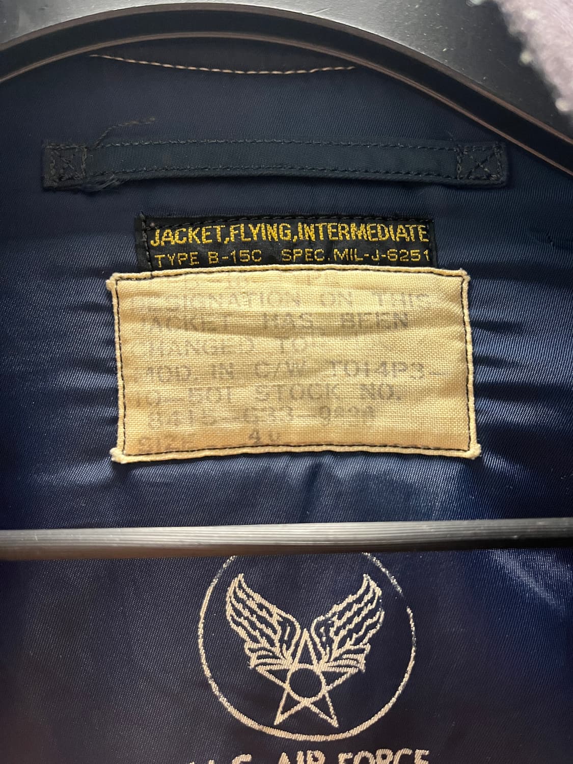 버즈릭슨 B-15c ma-1 플라이트 자켓[40] 상품이미지7