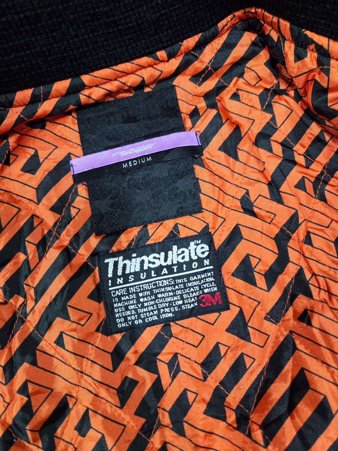 스웨거 원워싱 하이넥 봄버 재킷 상품이미지8