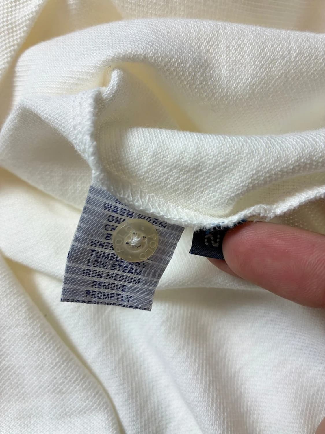 폴로 랄프로렌 00's 실버 포니 로고 카라 반팔 티셔츠 PN8560 상품이미지8