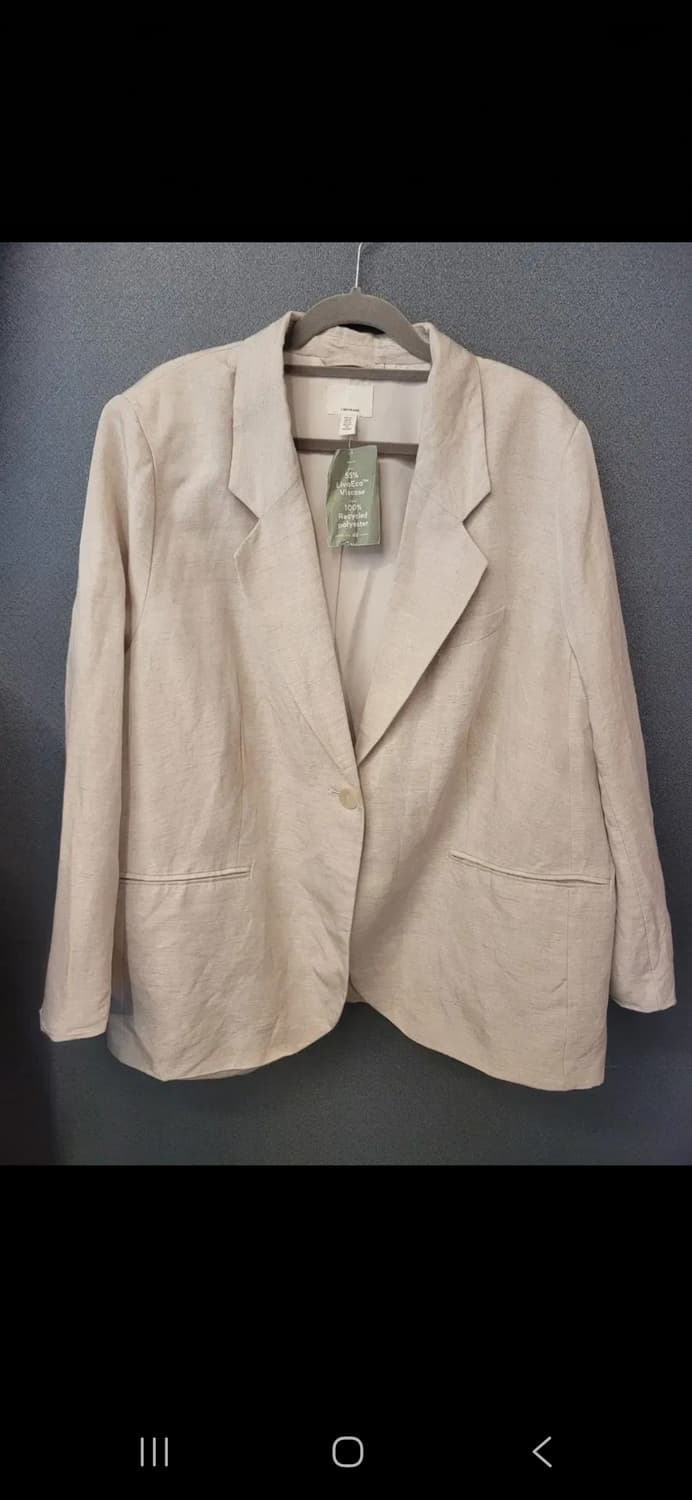 H&M 린넨자켓 (새상품) 상품이미지1