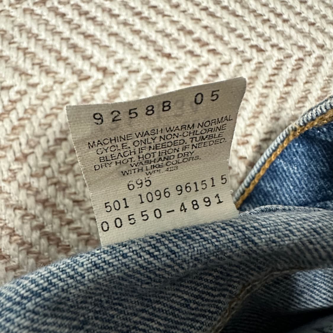 LEVI'S 550 90's usa made denim pants 상품이미지6