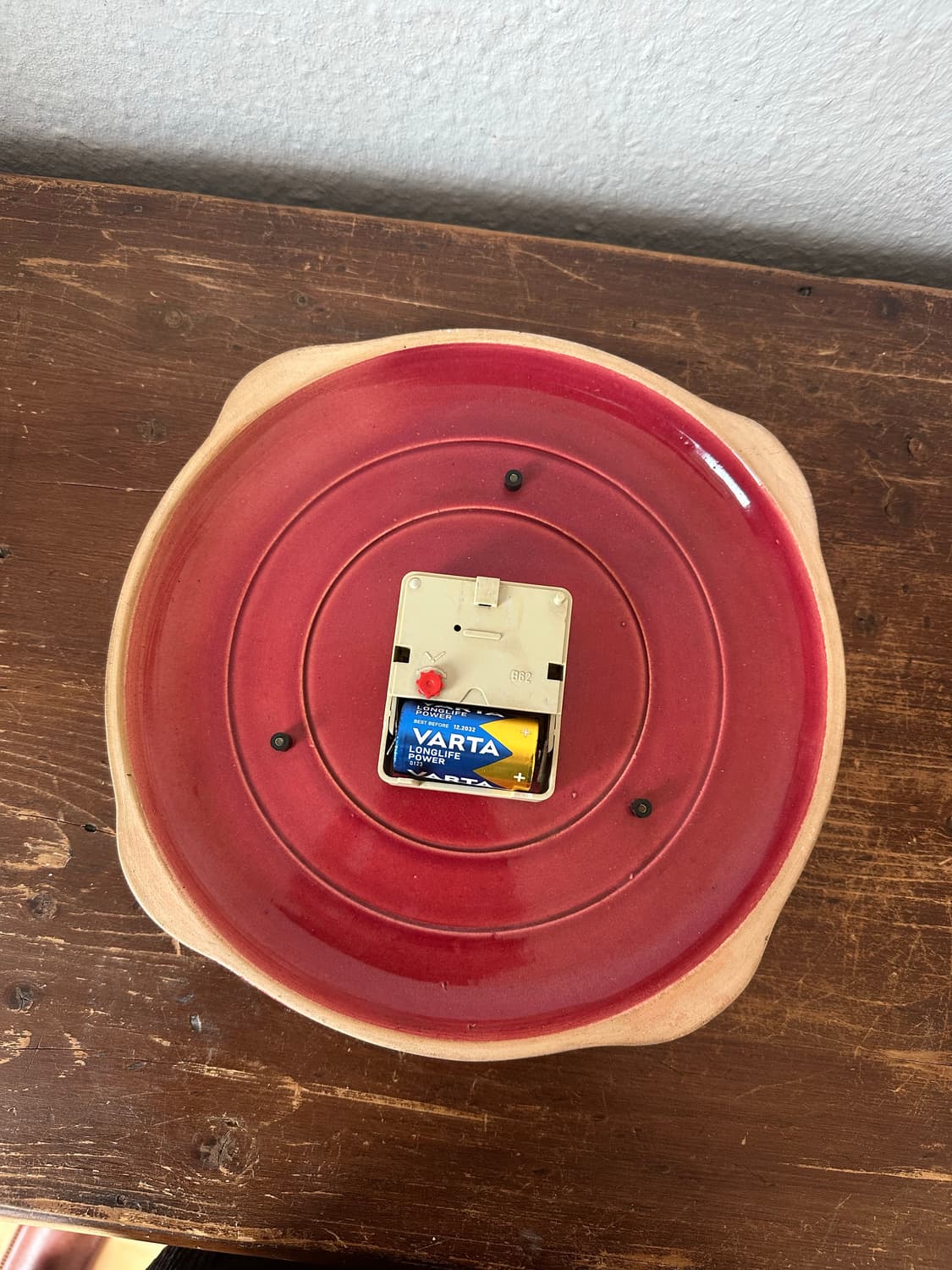 독일)빈티지 weimar 도자기 벽시계 상품이미지3