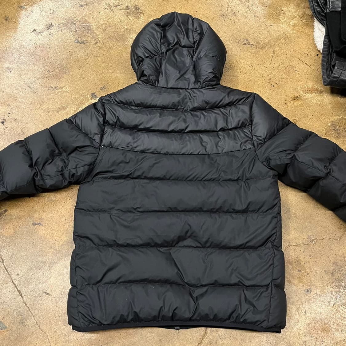 [정품/L] 나이키 블랙 후드 패딩 점퍼 b19 상품이미지4