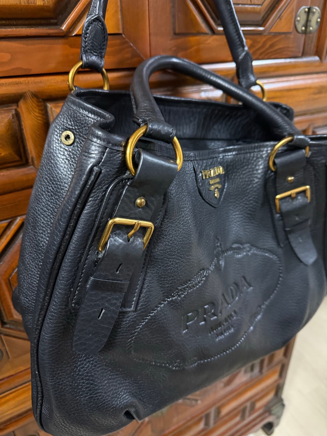 프라다숄더가방거의새것 상품이미지4
