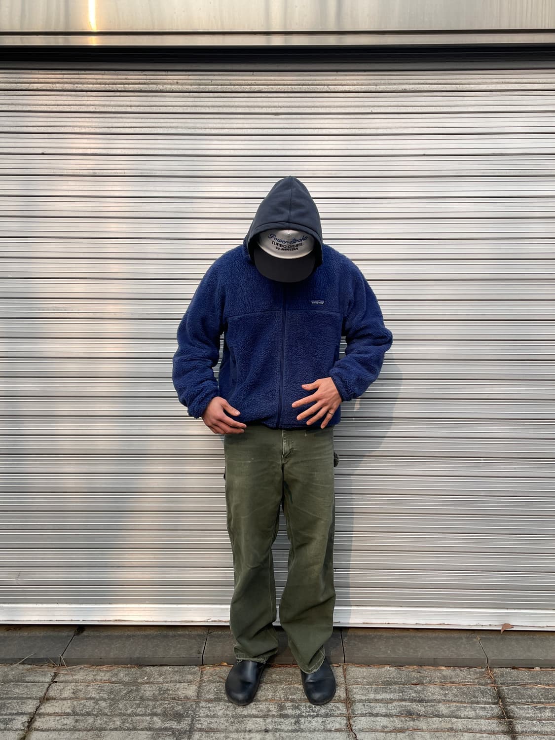 90s Patagonia  Retro-X Pile P.E.F Navy 상품이미지1