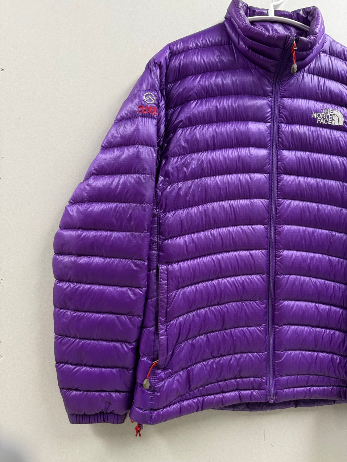 여성 90 L / 노스페이스 옵티멈 800 써밋시리즈 경량패딩 퍼플 상품이미지4
