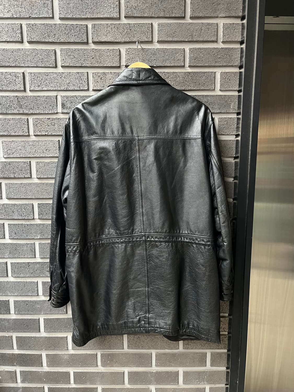 90s lambskin 양가죽 자켓 블랙 상품이미지6