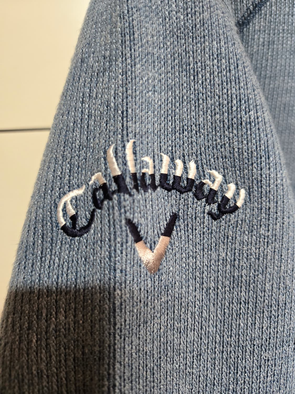 캘러웨이 정품 골프 남성 니트 기모 집업 상품이미지4