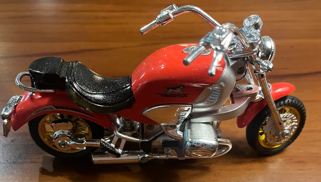 빈티지 레드오토바이모형 상품이미지4