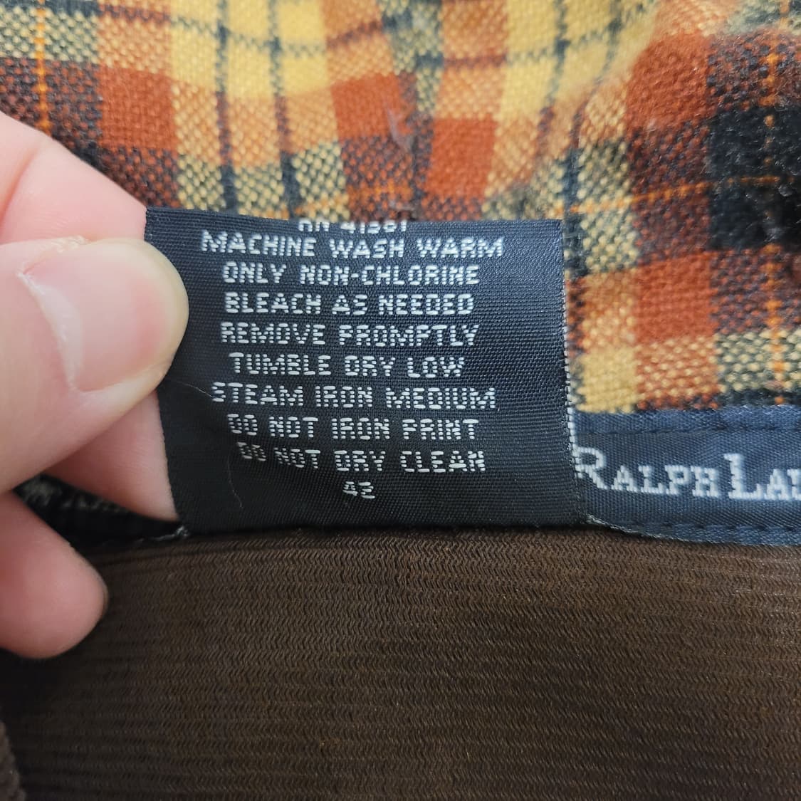 폴로랄프로렌 코듀로이 후드 자켓 L  상품이미지6