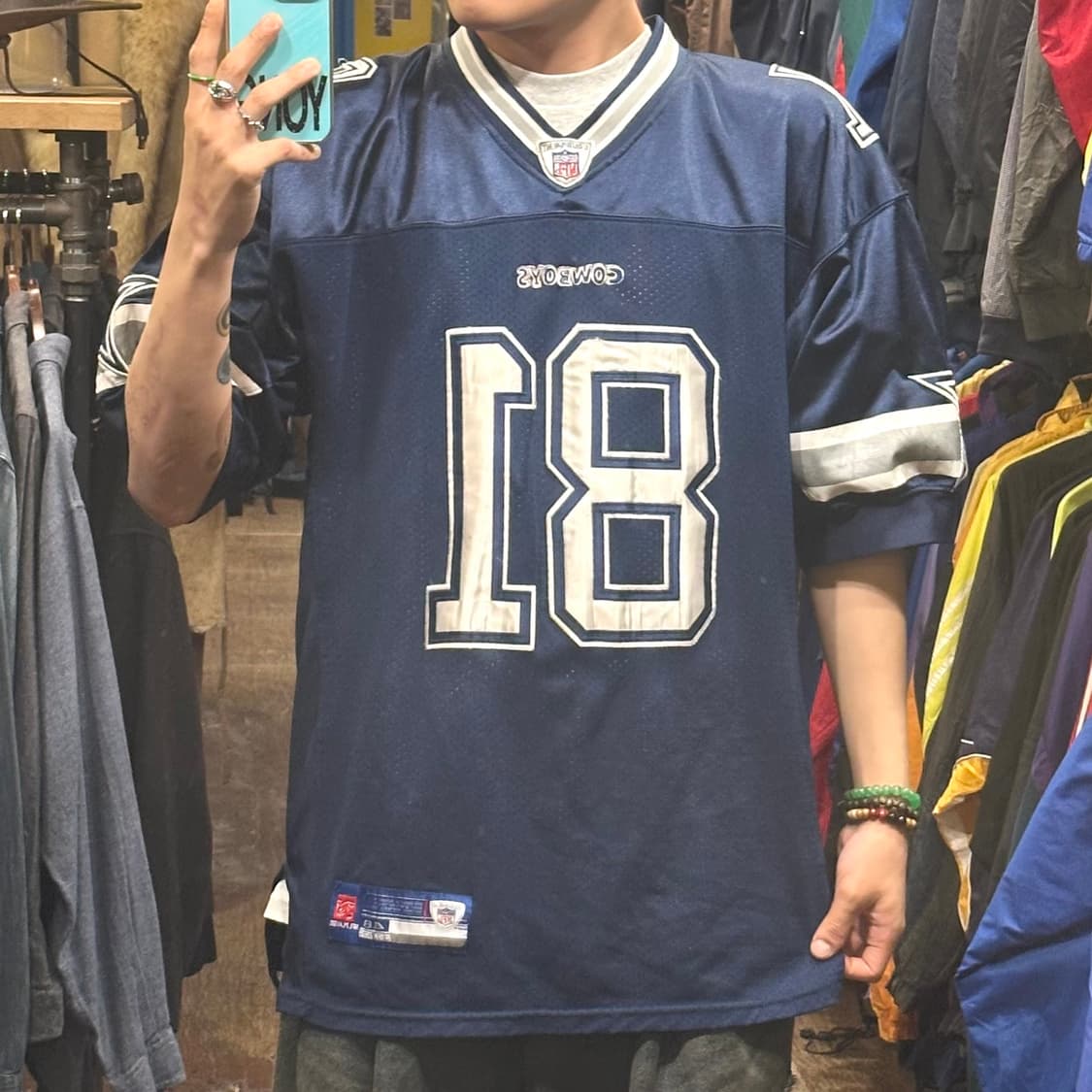 [HI] NFL 리복 반팔져지 네이비 상품이미지2