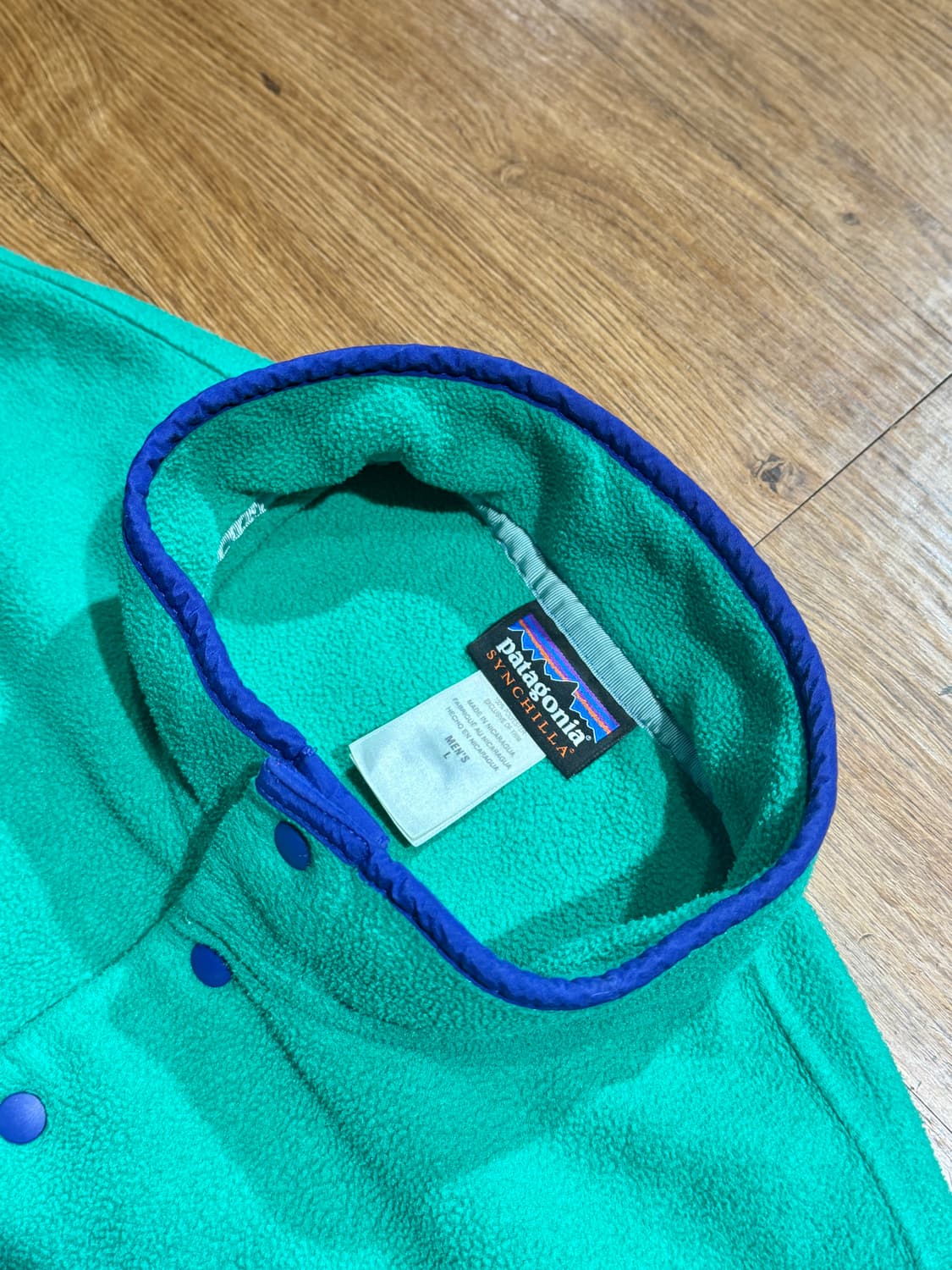 파타고니아 신칠라 터키석+퍼플 L 상품이미지6