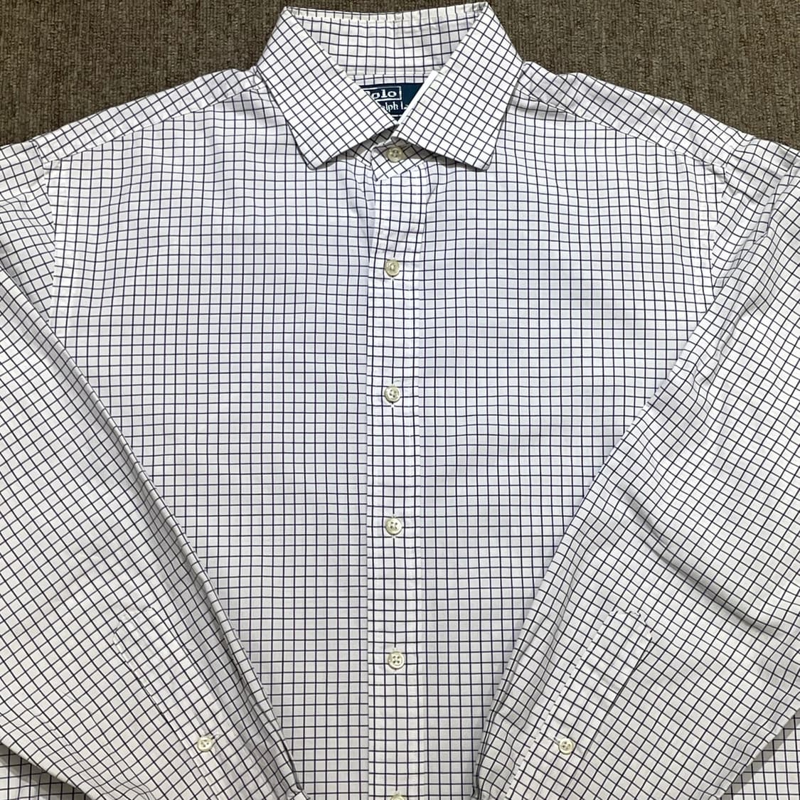 (16 1/2) POLO 폴로 랄프로렌 체크셔츠 리젠트 클래식핏 상품이미지6