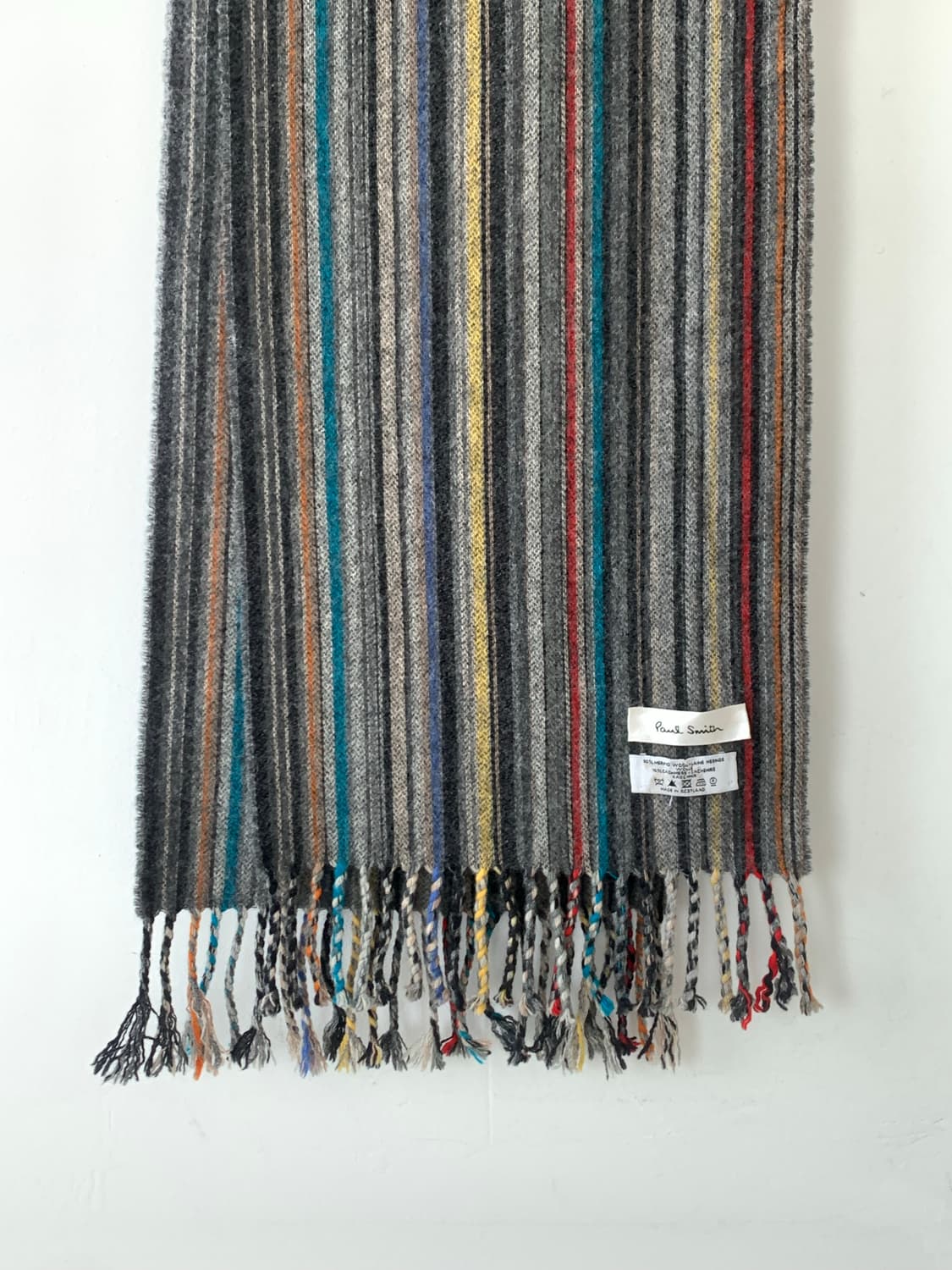 폴 스미스 스트라이프 머플러 (grey) 상품이미지5